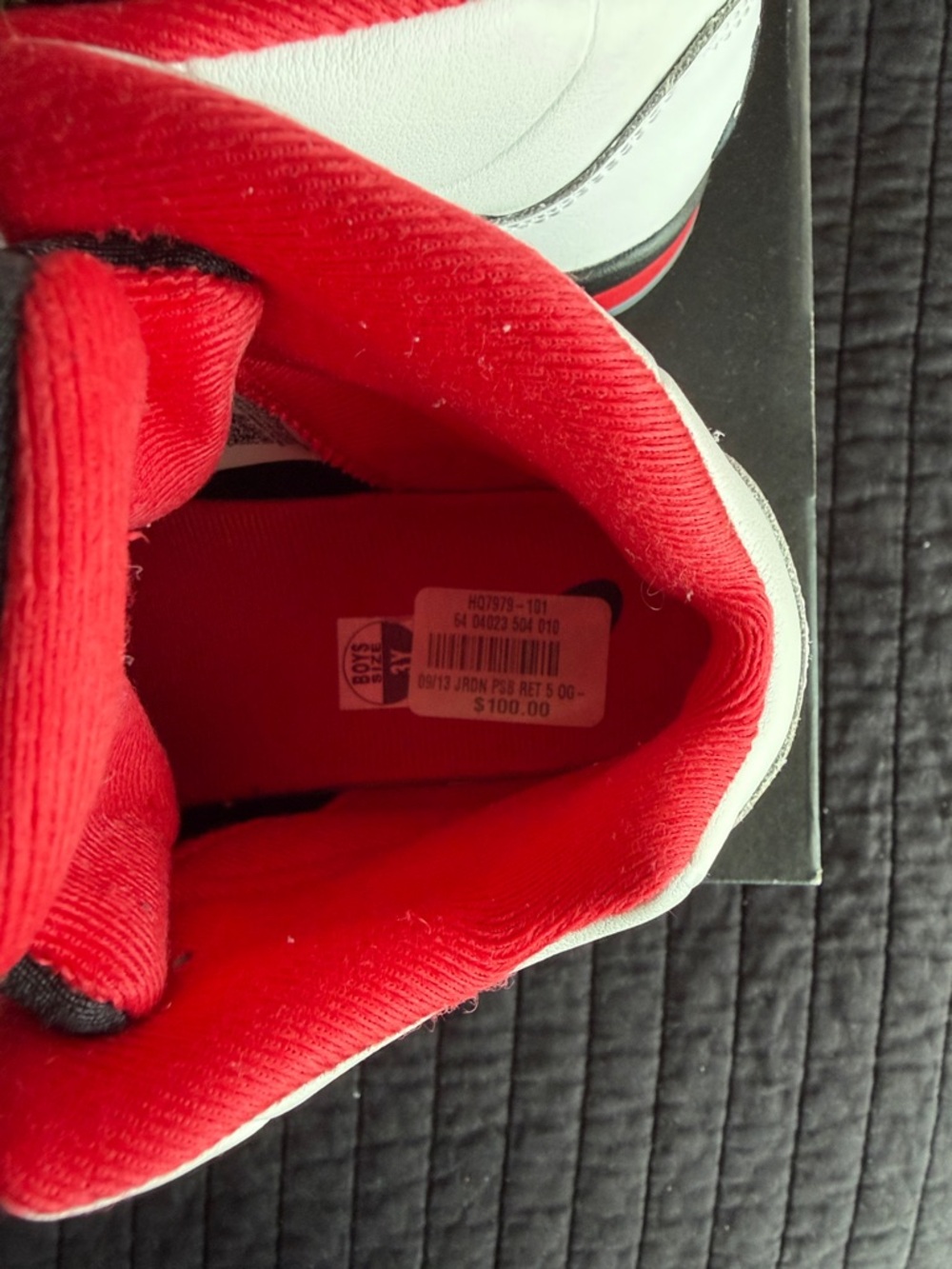 Jordan Retro 5 Kids 3Y - Picture 7 of 9